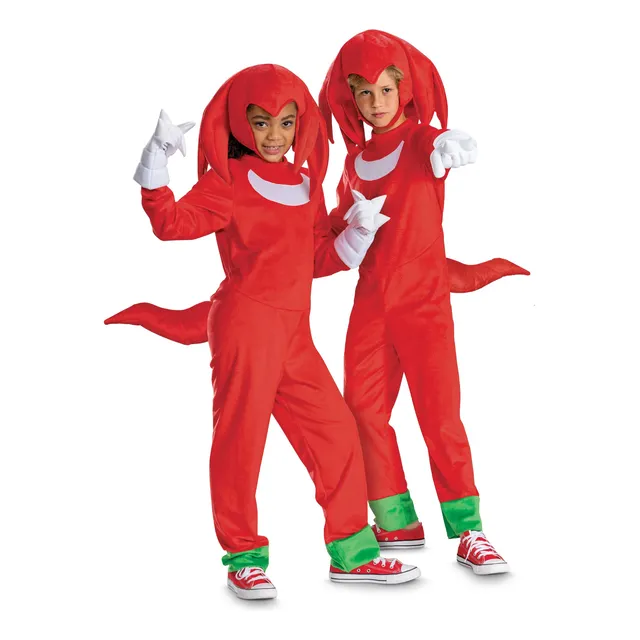 Disfraz De Sonic Knuckles Deluxe Para Niños De 10 A 12 Años