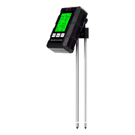 Conductímetro Suelo Tierra Sustrato Medidor Ec Ph Lux Temp