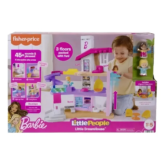 La casa de ensueño de Barbie Little People - Mattel Hjl88