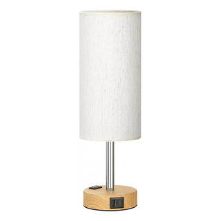 Lámpara De Cabecera Dapon Led Táctil De Mesa Habitación Estructura Chocolate Pantalla Blanco Lámpara De Cabecera Dapon Led Táctil De Mesa Habitación Estructura Chocolate Pantalla Blanco