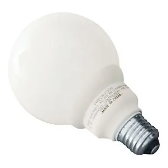 Ge Globo 20w Luz Fria E27 Bombillo Fluorescente 6000hrs 120v