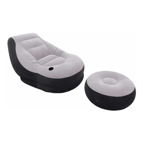 Sillón Con Apoya Pies Inflable Intex 68564 Con Porta Vaso