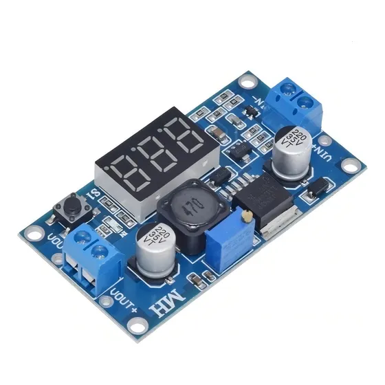 Regulador Tensão Ajustável Lcd Lm2596 Dc Display Step Down