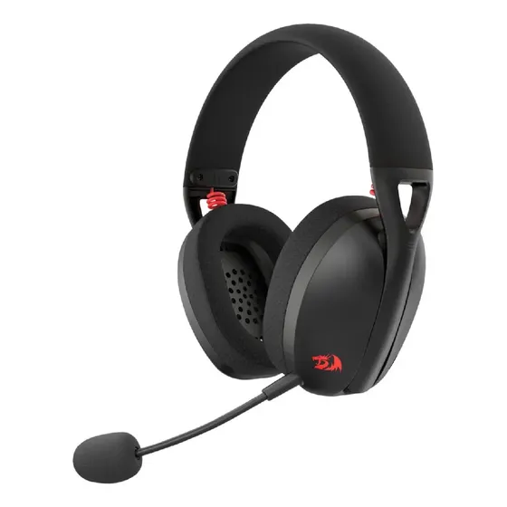 Audífonos Redragon Ire Pro H848 Bluetooth Usb Recargable Color Negro Luz Na | Cuotas sin interés