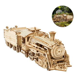 Rompecabezas 3d Modelo De Ensamblaje De Tren De Vapor 1860s Rompecabezas 3d Modelo De Ensamblaje De Tren De Vapor 1860s