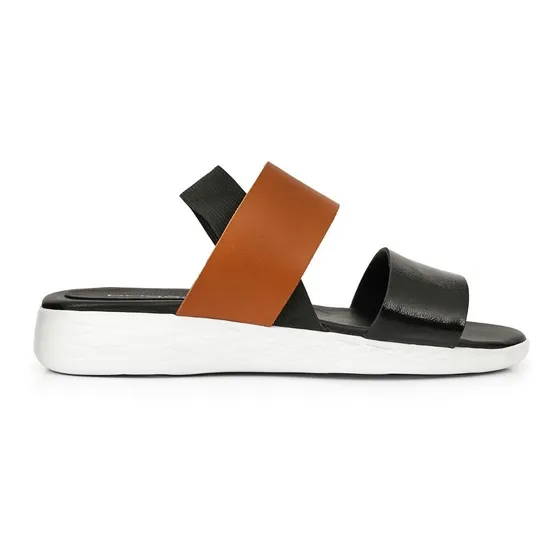 Sandalia Mujer Cuero Briganti Casual Chinela - Mcsd04882