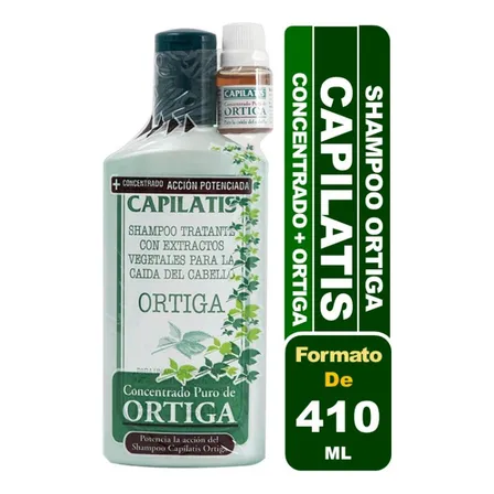 Capilatis Shampoo Ortiga + Concentrado Puro De Ortiga 410 Ml