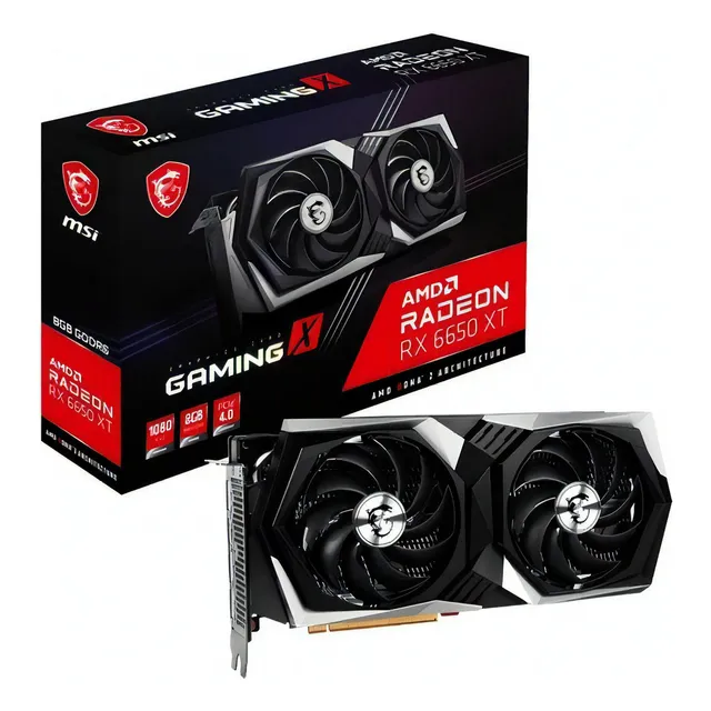 Placa De Video Msi Rx 6650xt Gaming X 8gb Gddr6 Radeon