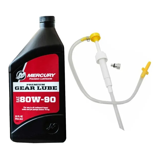 Aceite De Pata Mercury Sae 80w-90 Menos De 75hp Bomba Manual