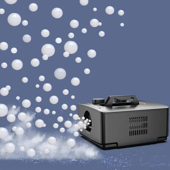 Máquina De Burbujas De Humo 2 En 1 Wisdomlit 400w