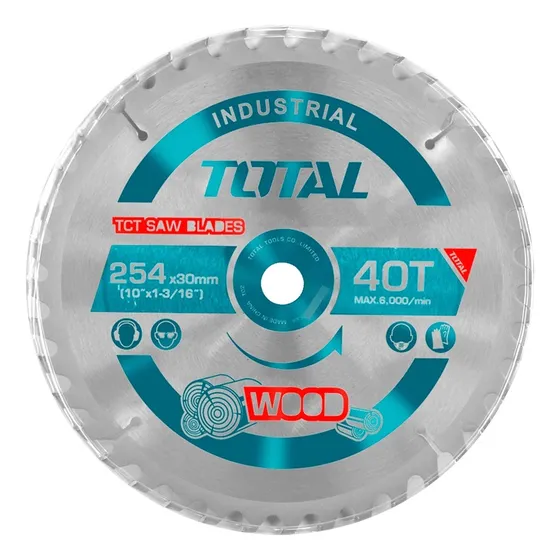 Disco De Corte Sierra 9 1/4 235mm 60 Dientes Total Tac231623