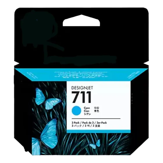 Cartucho De Tinta Hp Original 711 Cyan