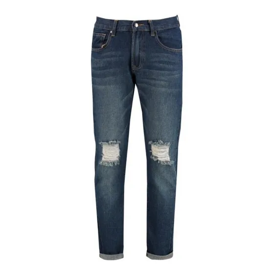 Pantalones Caballeros Boohoo Slim Fit  Rigido Jeans Talla 28