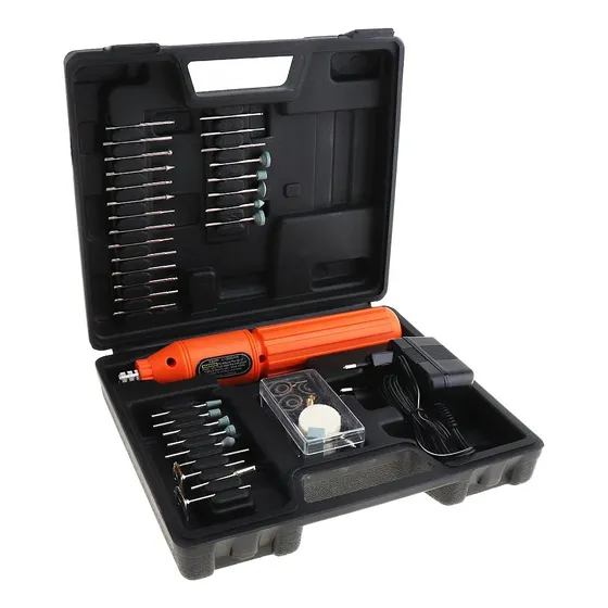Mini Taladro Torno Multiproposito Inalambrico 60 Accesorios Frecuencia 50-60Hz - 257005