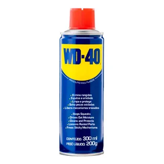 Wd40 Lubrificante Desengripante Multiuso Spray 300ml Wd-40 Wd40 Lubrificante Desengripante Multiuso Spray 300ml Wd-40