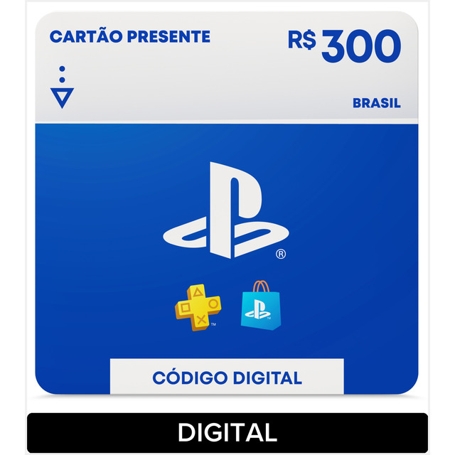 Sony Playstation Store Gift Card R$ 300 (digital)