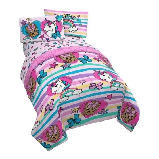 Acolchado 1 Plaza Set Infantil Mas Juego De Sabanas Diseños