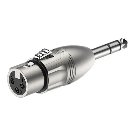 Adaptador Xlr Hembra A Plug Stereo Roxtone Ra3xfjm