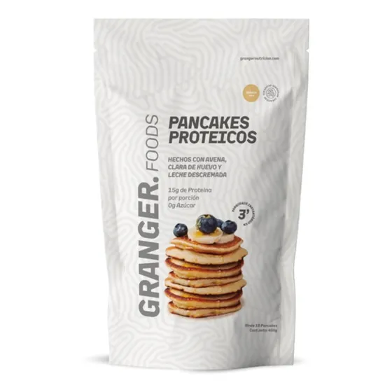 Pancakes Proteicos Granger X 400 Gr Sabor Vainilla