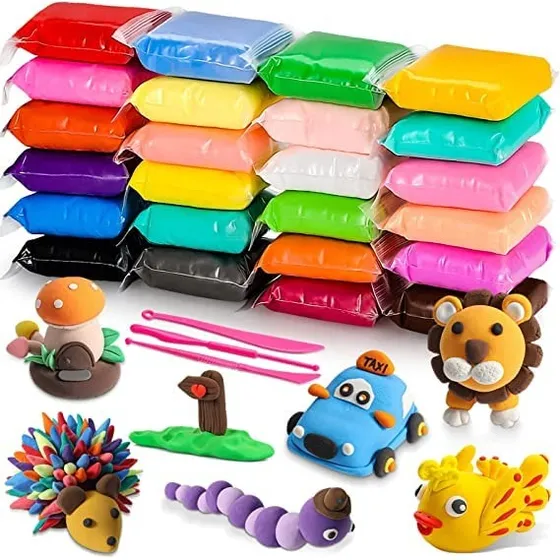 Plastilina Masa De Arcilla Para Niños 24 Colores Color Mixta