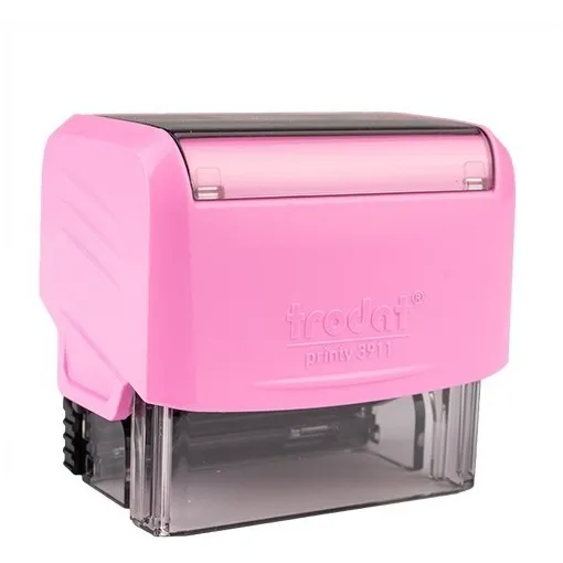 Sello Automatico Trodat 4911 - Colores Pasteles Y Negro
