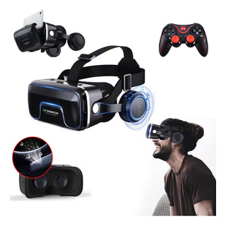 Ăculos Vr Realidade Virtual 3d Com Fones Premium E Gamepad Ăculos Vr Realidade Virtual 3d Com Fones Premium E Gamepad
