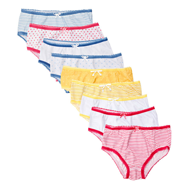 Kit 9 Calcinhas Infantis Para Meninas Lobinha Estampada Lupo Kit 9 Calcinhas Infantis Para Meninas Lobinha Estampada Lupo