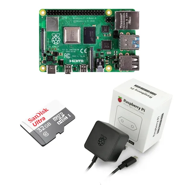 Kit Raspberry Pi 4 2gb Con Memoria Y Transformador