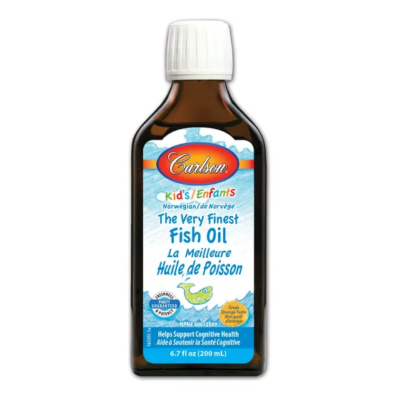 Aceite De Pescado Líquido Para Niños Carlson Labs Very Fines