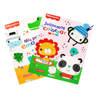 Set De 2 Libros Para Colorear Fisher Price Preescolar Set De 2 Libros Para Colorear Fisher Price Preescolar