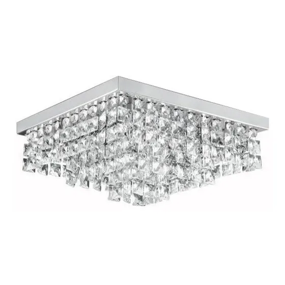 Lampara Plafon Lluvia Cristal 5 Luces Led Piazza Pal