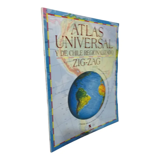 Atlas Universal Y De Chile Regionalizado: Atlas Universal Y De Chile Regionalizado, De Manual. Papel, Vol. 1. Editorial Zig Zag, Tapa Blanda, Edición Escolar En Español, 2000