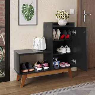 Sapateira Shoes Hall Entrada Porta Sapato Assento P/madeira Sapateira Shoes Hall Entrada Porta Sapato Assento P/madeira