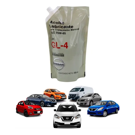 Aceite De Transmisión Manual Para Auto/camioneta Nissan Renault Viscosidad 75w85 X1l
