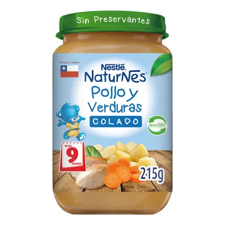 Colado Nestlé® Naturnes® Pollo Y Verduras 215g