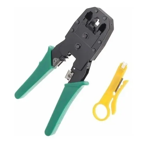 Crimpeadora  Ponchadora Rj45 Rj11 Rj9 + Pela Cable Utp Red 