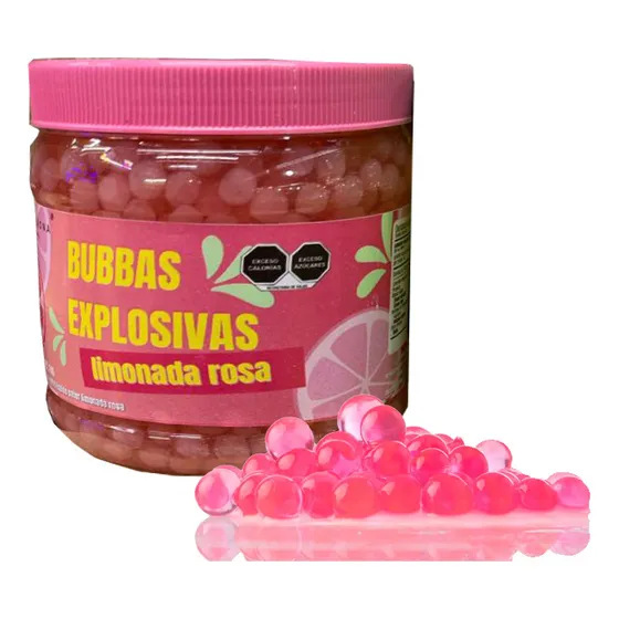 Perlas Explosivas Limonada Rosa 1 Kg. Oferta!