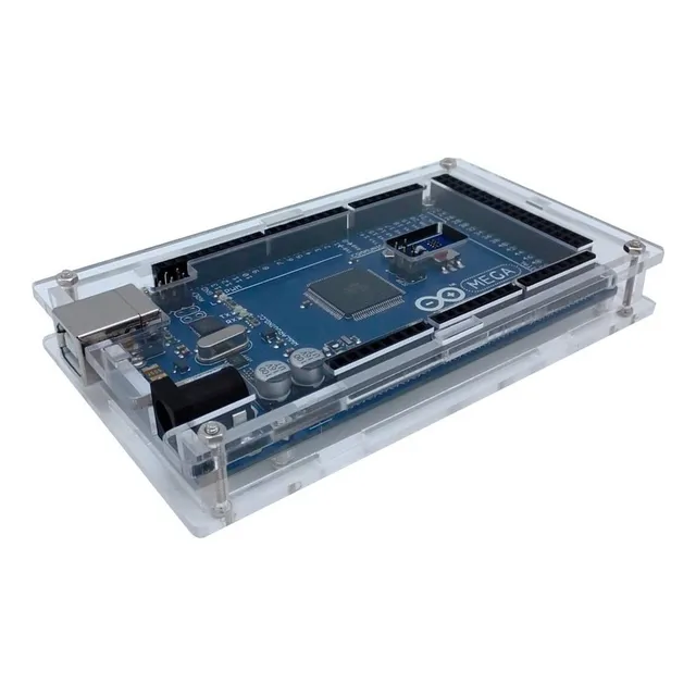 Caja Case Protector Acrílico Transparente Arduino Mega 2560