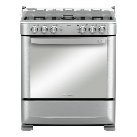 Cocina De Piso A Gas 76cm Inox Mabe Andes7650fx1 Color Plateado Tipo de conexión Gas envasado