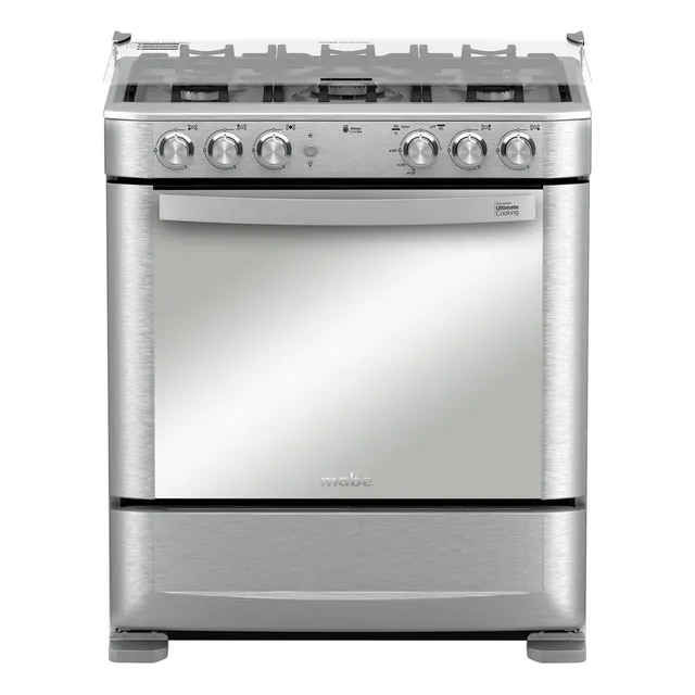 Cocina De Piso A Gas 76cm Inox Mabe Andes7650fx1 Color Plateado Tipo de conexión Gas envasado