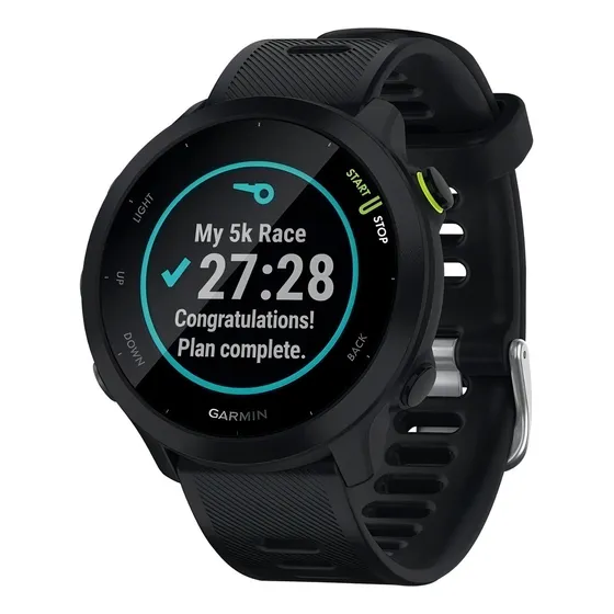 Smartband Garmin Forerunner 55 display de 1.04" con correa de silicona - color black