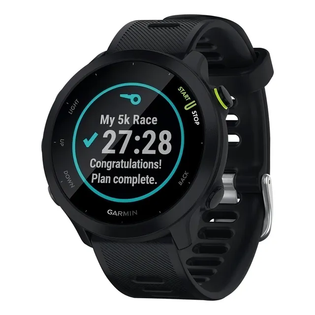 Smartband Garmin Forerunner 55 display de 1.04" con correa de silicona - color black