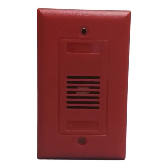 Sirena Fire Signal Alarma Incendio Roja 24vdc 682-1a-hr