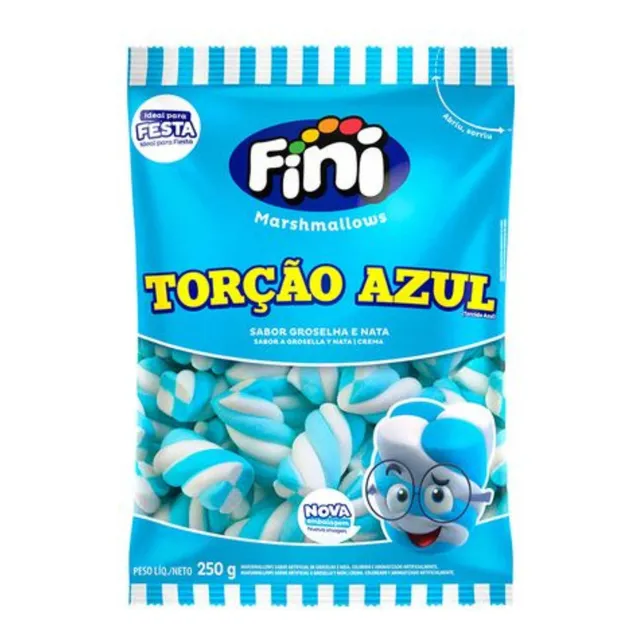 Marshmallow Baunilha Torção Fini Pacote 250g