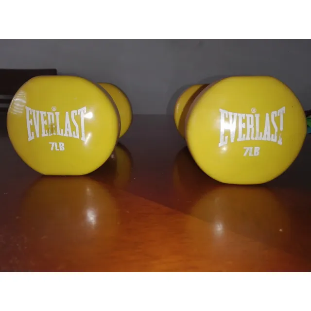 Par De Mancuernas Everlast De 7 Lb O 3.5 Kg C/u Usadas