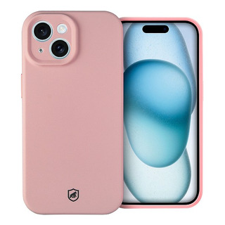 Capa Capinha Para iPhone 15 - Silicone Premium Rosa- Gshield Capa Capinha Para iPhone 15 - Silicone Premium Rosa- Gshield