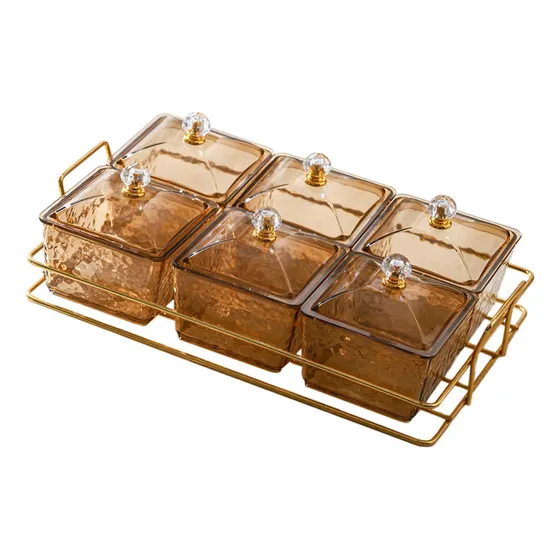 Bandeja De Servir Recipiente De Armazenamento De Alimentos