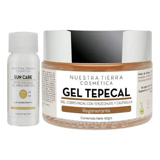 Gel Regenerante De Tepezcohuite Y Caléndula 60grs Tipo De Piel Todo Tipo De Piel