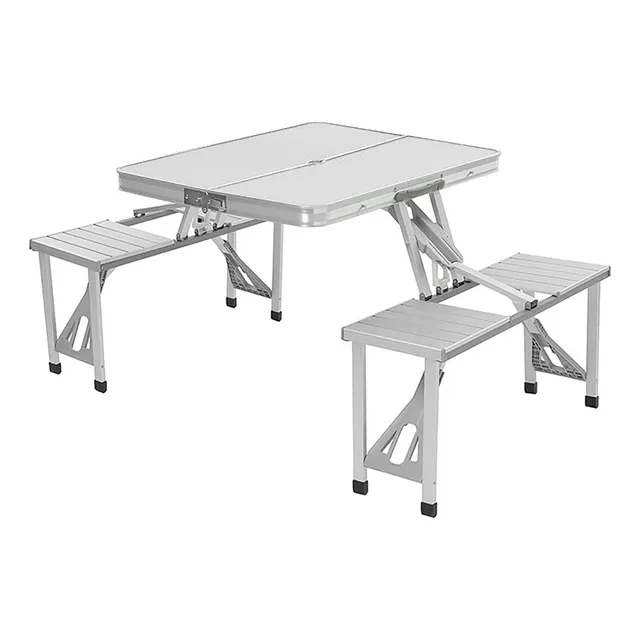 Mesa Tablones Plegable Portatil Picnic Exterior Con Asientos