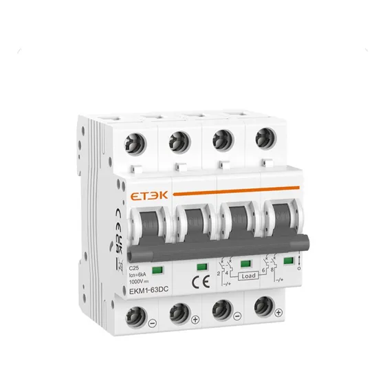 Llave Termica 25a Corriente Continua 4p 1000vcc Solar